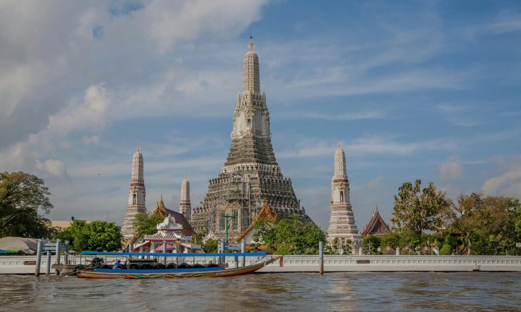 Wat Arun view by Chao Phraya River