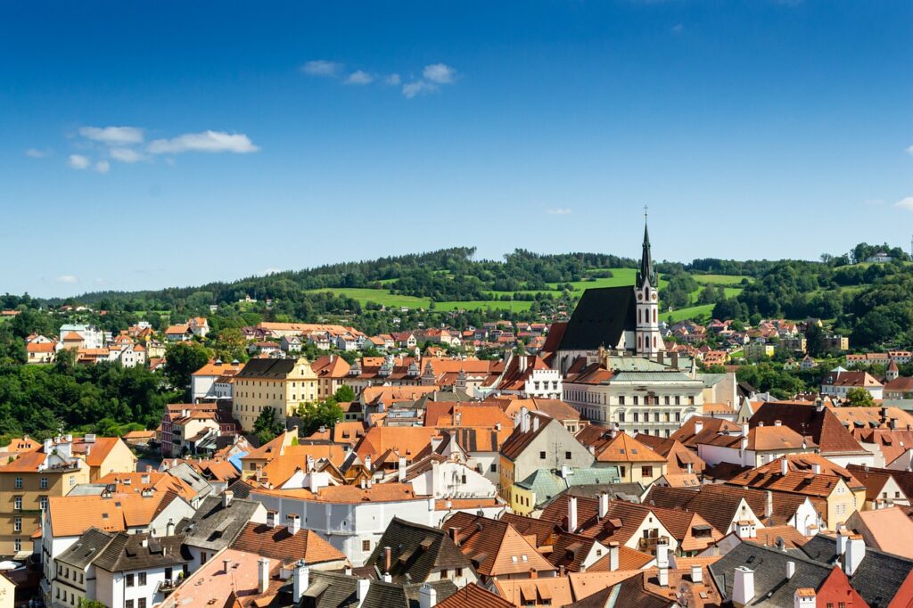 Town view of  Czech Republic at a glance